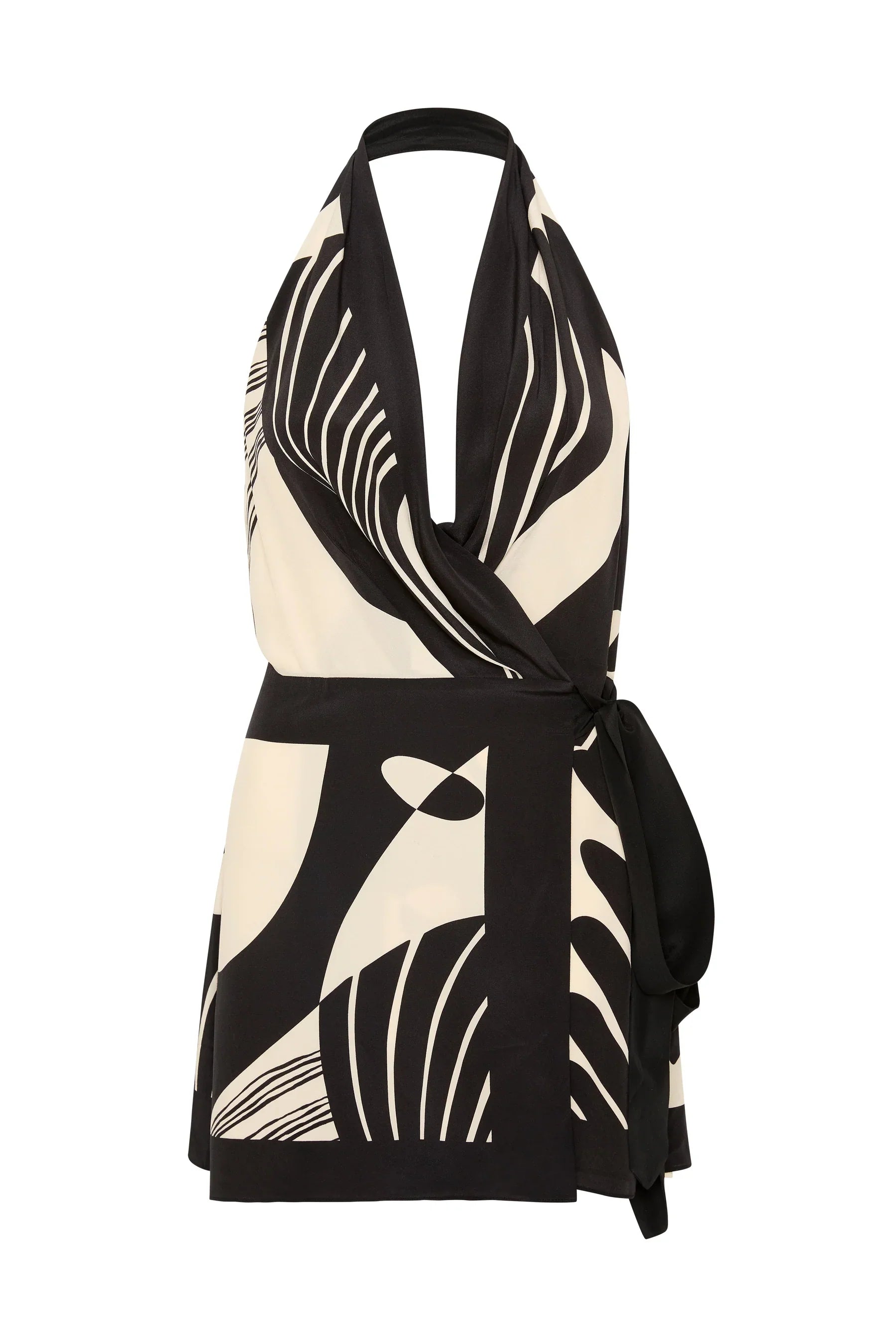 A-Line Black Mini Dress-dresses > mini dress-Laventaire-Laventaire