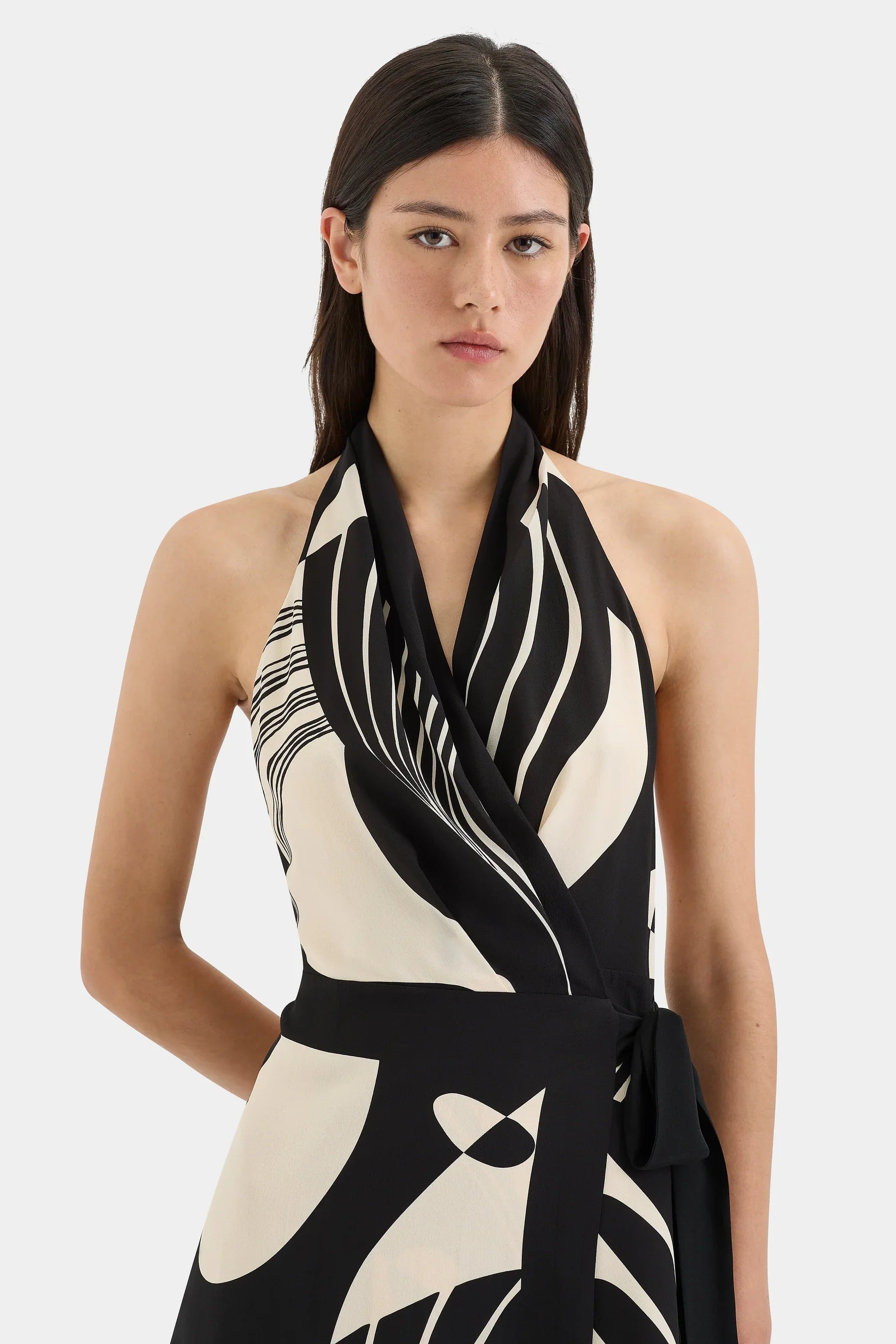 A-Line Black Mini Dress-dresses > mini dress-Laventaire-Laventaire