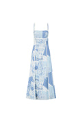A-Line Floral Maxi Dress-dresses > maxi dress-Laventaire-Laventaire