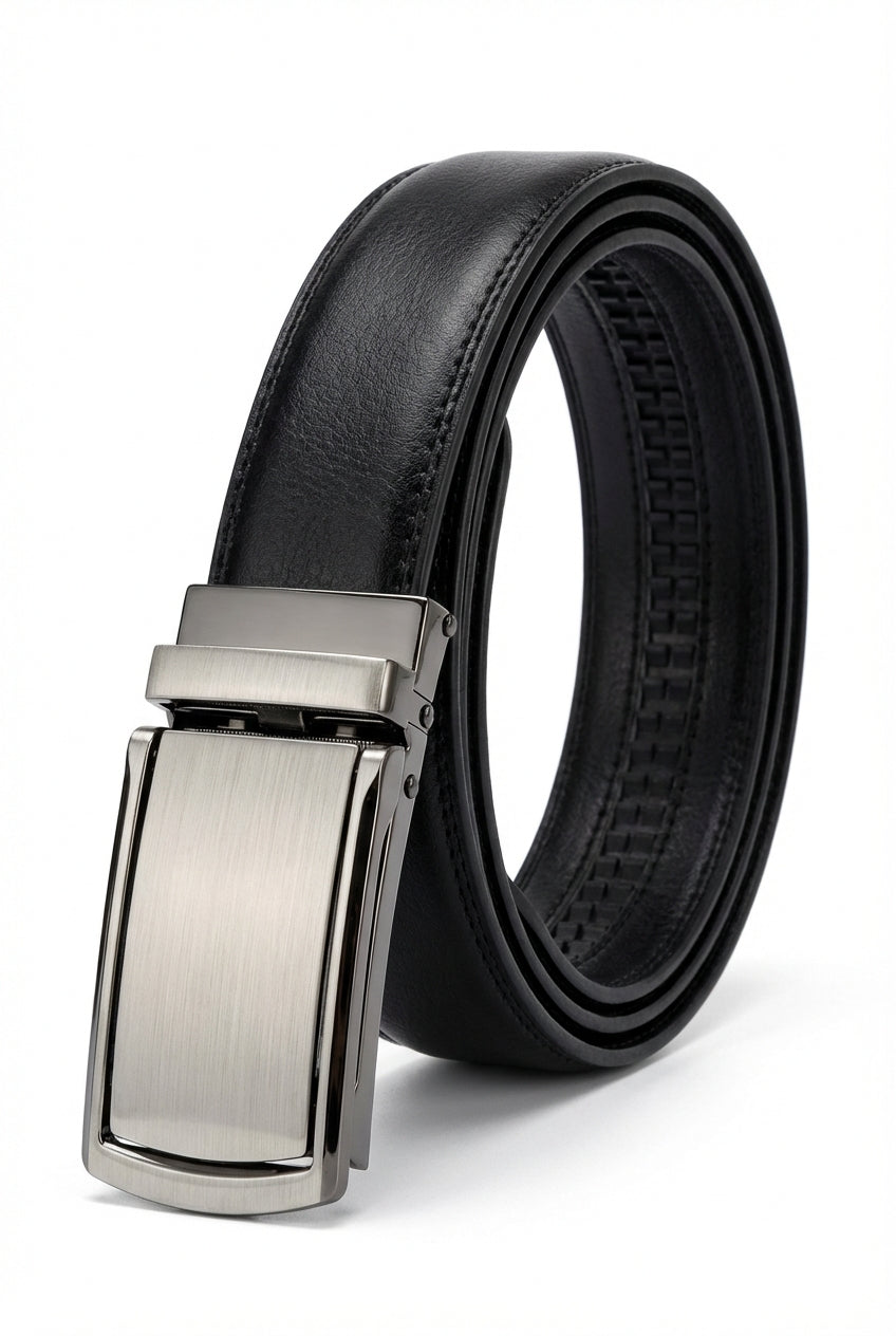Adjustable Buckle Dress Belt-accessories > belts-Laventaire-Laventaire