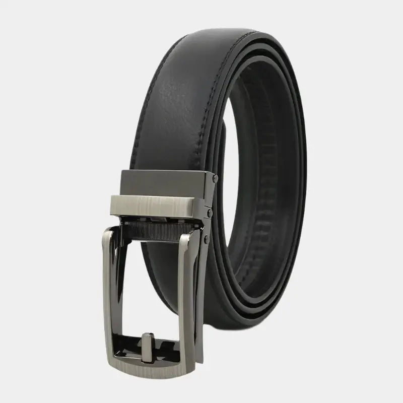Adjustable Buckle Dress Belt-accessories > belts-Laventaire-Black-S-Laventaire
