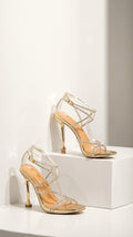 Ankle Strap High Heels-footwear > heels > ankle strap heels-Laventaire-Laventaire