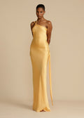Asymmetrical Floor-Length Maxi Dress-dresses > floor-length dress > asymmetrical dress-Laventaire-Laventaire