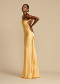 Asymmetrical Floor-Length Maxi Dress-dresses > floor-length dress > asymmetrical dress-Laventaire-Laventaire