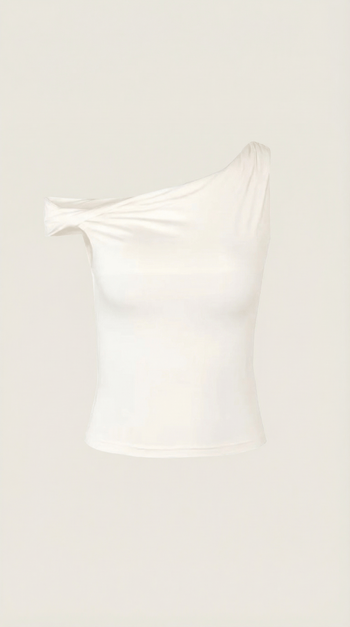 Asymmetrical One Shoulder Top-tops > one shoulder top-Laventaire-Laventaire