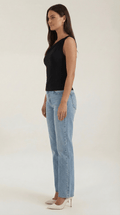 Asymmetrical One Shoulder Top-tops > one shoulder top-Laventaire-Laventaire