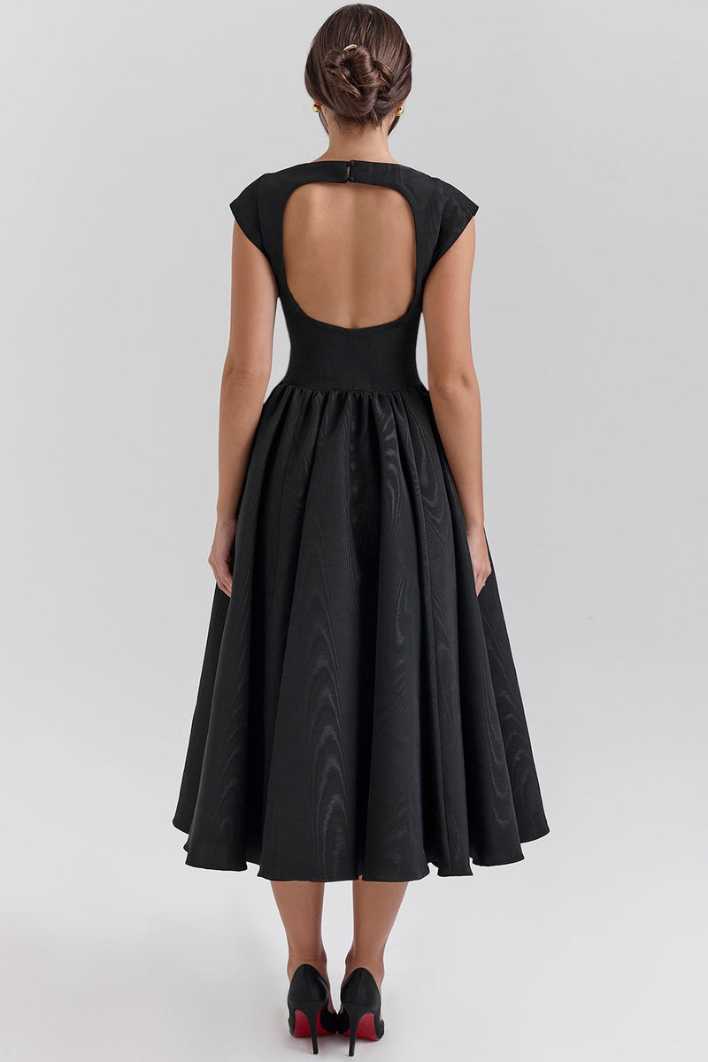 Backless Flowy Dress-dresses > backless dress-Laventaire-Laventaire