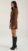 Belted Mini Skirt-Mini Skirts-Laventaire-Laventaire
