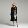 Belted Tailored Trench Coat-outerwear > trench coat-Laventaire-Laventaire