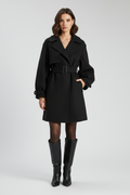 Belted Trench Coat-coats > trench coat-Laventaire-Laventaire
