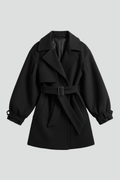 Belted Trench Coat-coats > trench coat-Laventaire-Laventaire