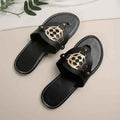 Black Casual Sandal-footwear > sandals > casual sandals-Laventaire-Laventaire