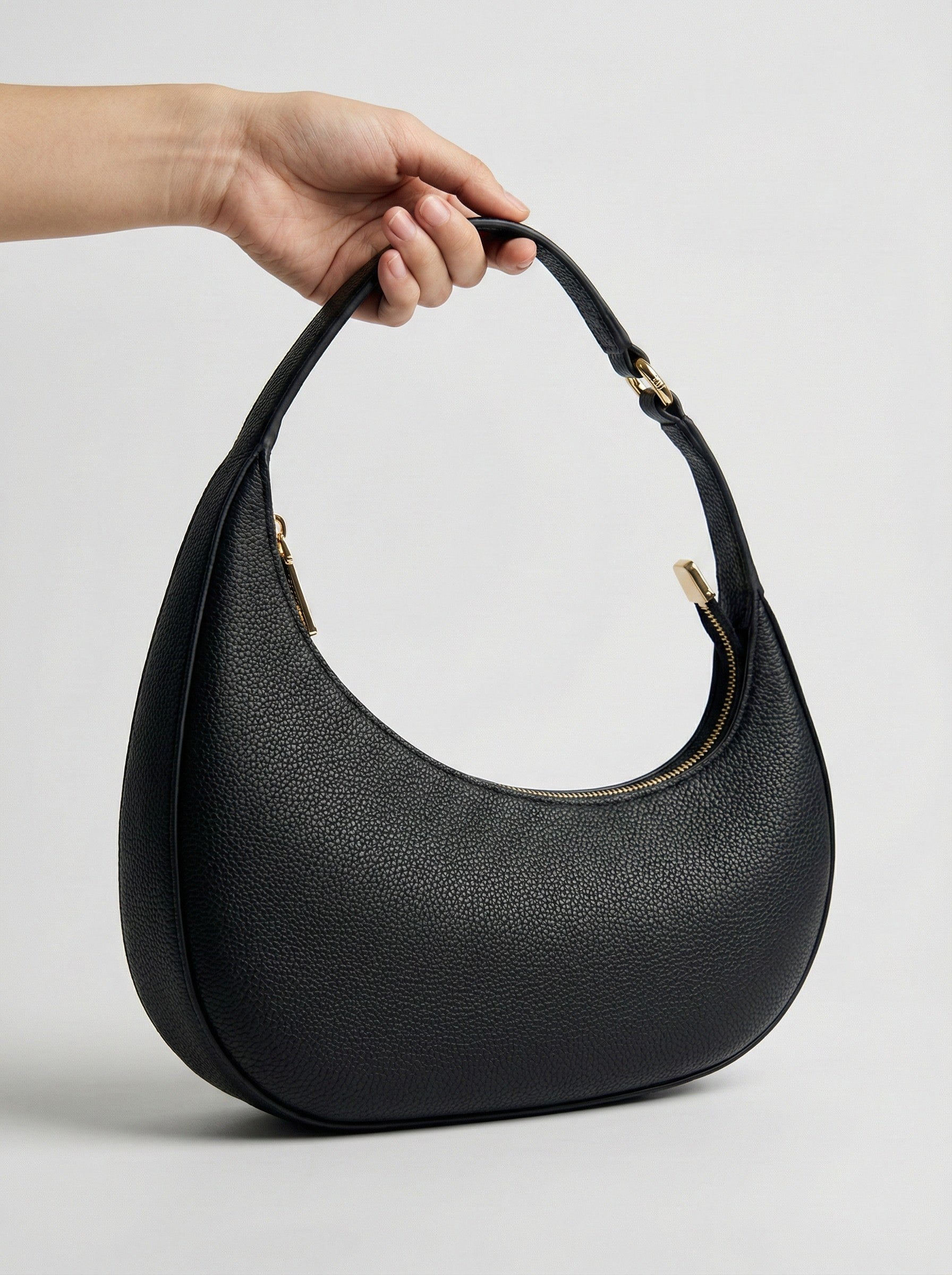 Black Everyday Handbag Purse-handbags > everyday purses-Laventaire-Laventaire