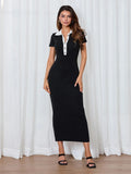 Black Formal Maxi Dress-dresses > maxi dress-Laventaire-Laventaire