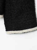 Black Short Casual Jacket-jackets > casual jackets-Laventaire-Laventaire