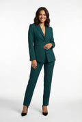 Blazer And Trouser Set-suits > blazer and trouser set-Laventaire-Dark Green-XS-Laventaire