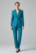 Blazer And Trouser Set-suits > blazer and trouser set-Laventaire-Turquoise-XS-Laventaire