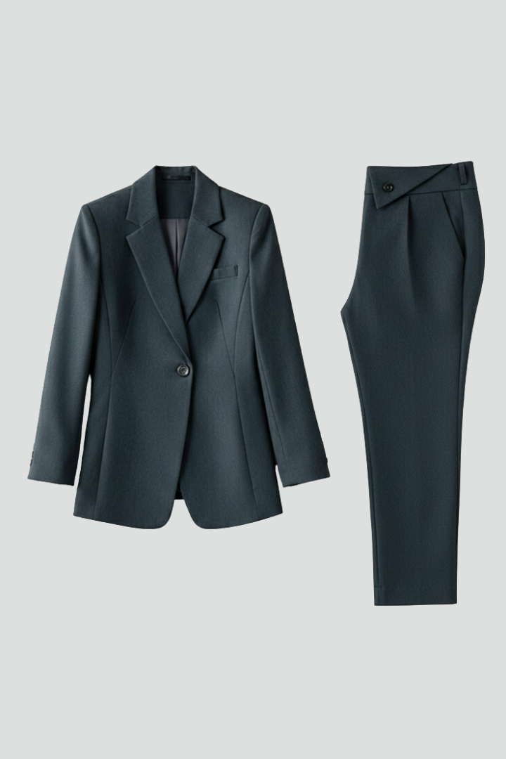 Blazer Suit Set Trousers-suits > suit sets > women suit set trousers-Laventaire-Laventaire