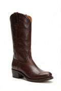 Block Heel Western Boots-footwear > boots > western boots-Laventaire-Laventaire