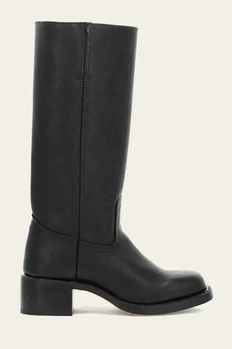 Block Heel Western Boots-footwear > boots > western boots-Laventaire-Black-36-Laventaire