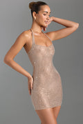 Bodycon Fit Mini Dress-dresses > mini dress > bodycon dress-Laventaire-Laventaire