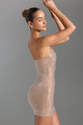 Bodycon Fit Mini Dress-dresses > mini dress > bodycon dress-Laventaire-Laventaire