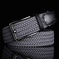 Braided Casual Belt-accessories > belts-Laventaire-Gray-S-Laventaire