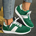 Breathable Casual Sneakers-footwear > sneakers-Laventaire-Emerald Green-36-Laventaire