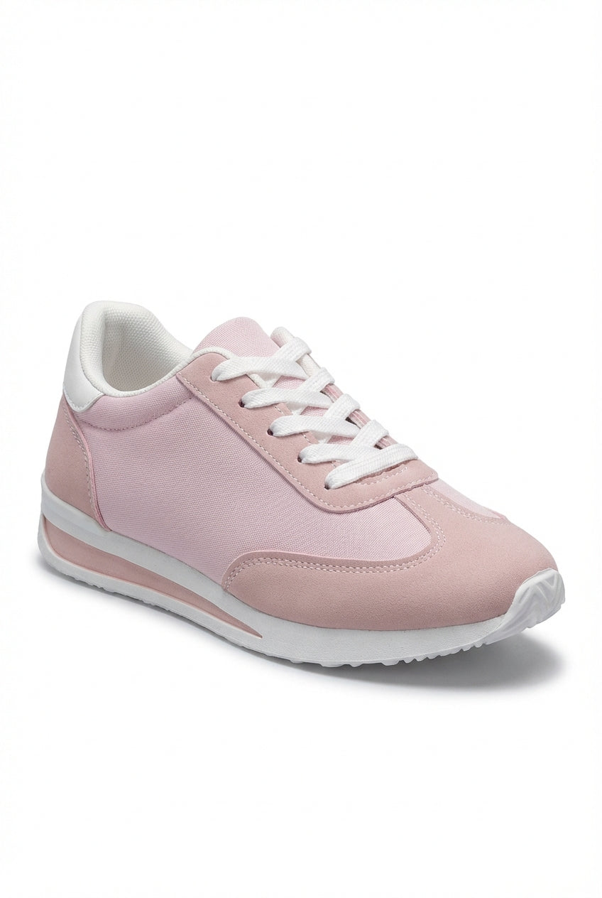 Breathable Casual Sneakers-footwear > sneakers-Laventaire-Pink-36-Laventaire