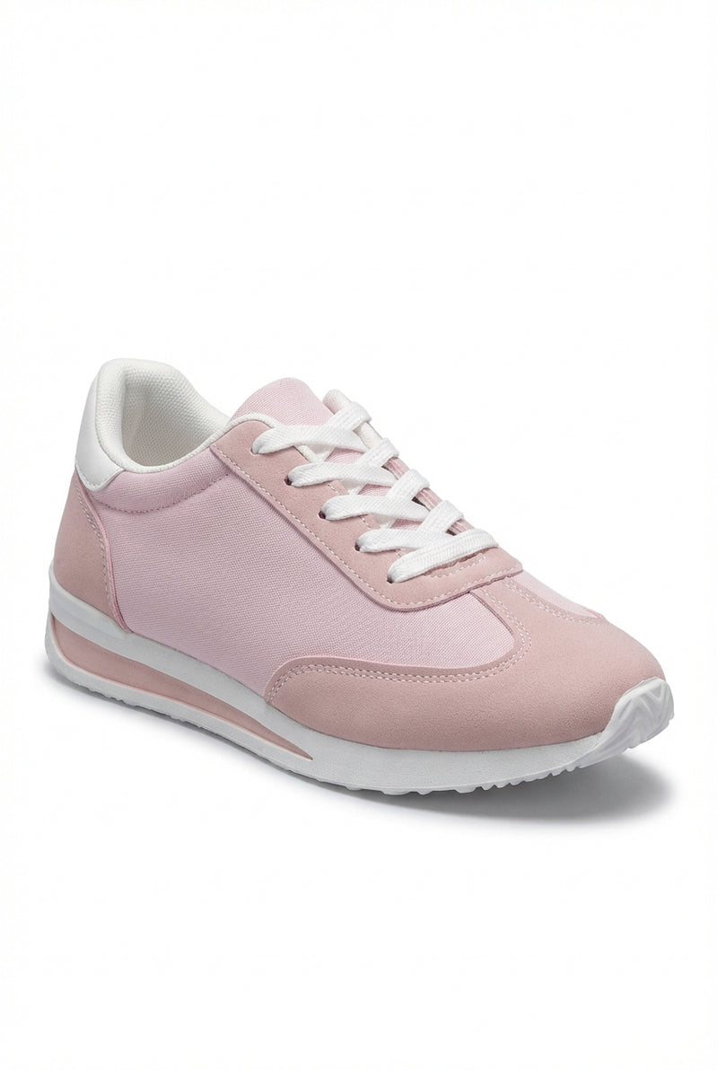 Breathable Casual Sneakers-footwear > sneakers-Laventaire-Pink-36-Laventaire
