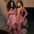 Bridal Bodycon Midi Dress-dresses > midi dress > bodycon midi dress-Laventaire-Laventaire