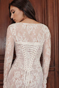 Bridal Lace Maxi Dress-dresses > maxi dress-Laventaire-Laventaire