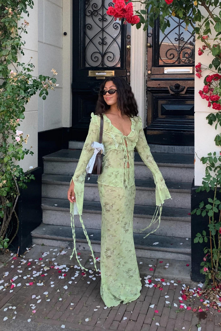 Bridal Maxi Dress Set-bridal dress > set-Laventaire-Laventaire