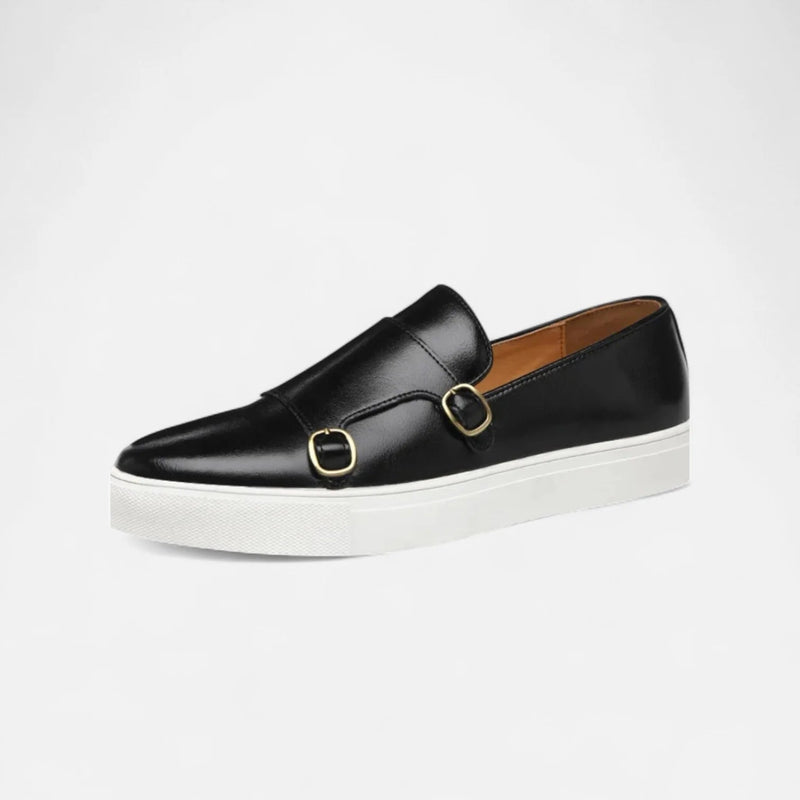 Buckle Slip On Loafers-footwear > loafers-Laventaire-Laventaire