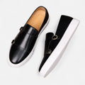 Buckle Slip On Loafers-footwear > loafers-Laventaire-Laventaire