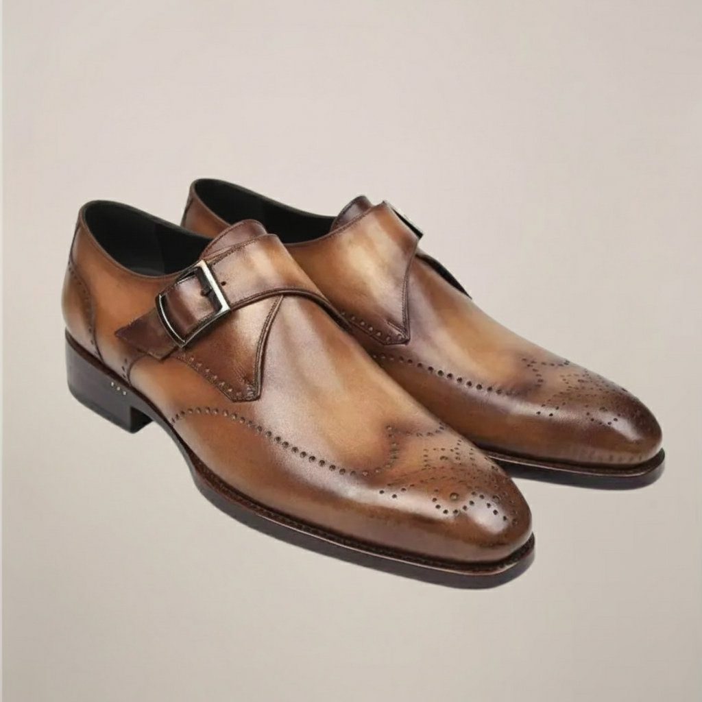 Business Formal Dress Shoes-shoes > dress shoes > monk strap dress shoes-Laventaire-Laventaire