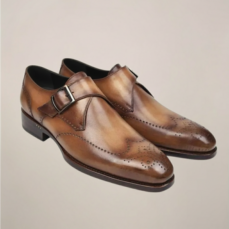 Business Formal Dress Shoes-shoes > dress shoes > monk strap dress shoes-Laventaire-Laventaire