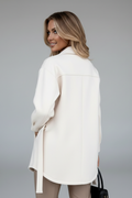 Button Front Long Sleeve Jacket-jackets > long sleeve jacket-Laventaire-Laventaire