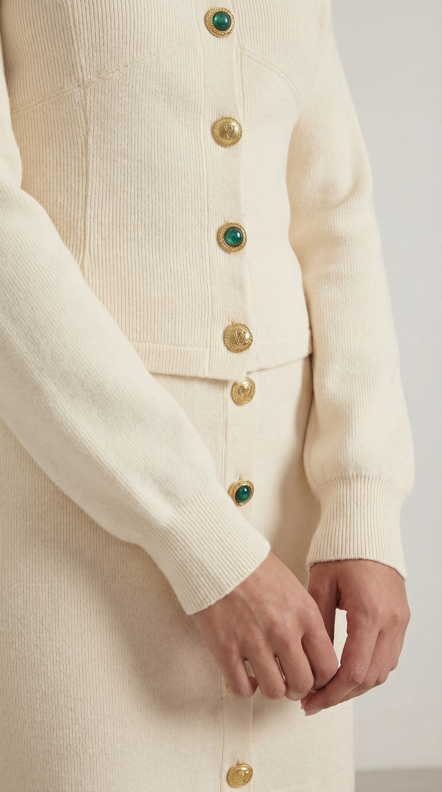 Cardigan Skirt Outfit Set-sets > cardigan skirt set-Laventaire-Laventaire