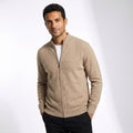 Cardigan Sweater Zipper-sweaters > cardigan sweater-Laventaire-Laventaire