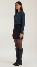 Cardigan Top With Collar-sweaters > cardigan-Laventaire-Laventaire