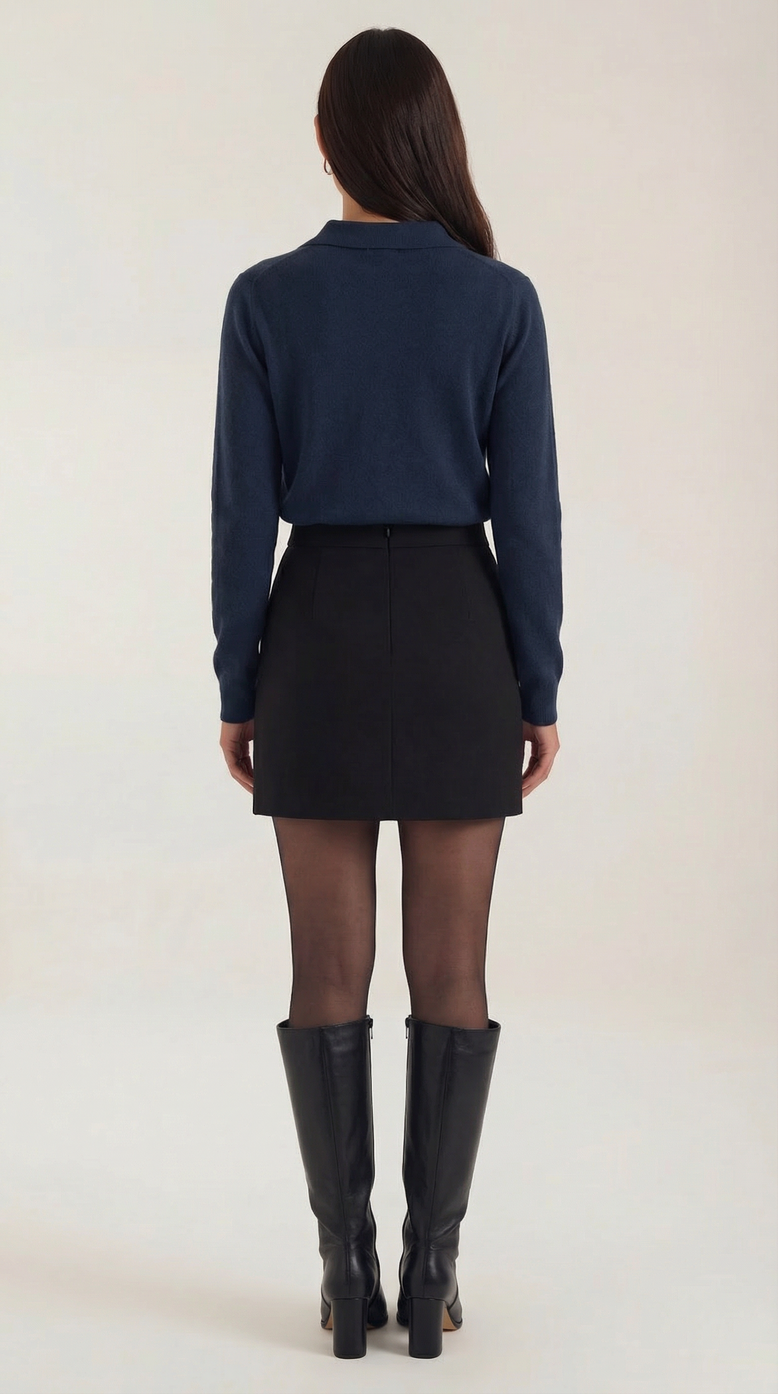 Cardigan Top With Collar-sweaters > cardigan-Laventaire-Laventaire