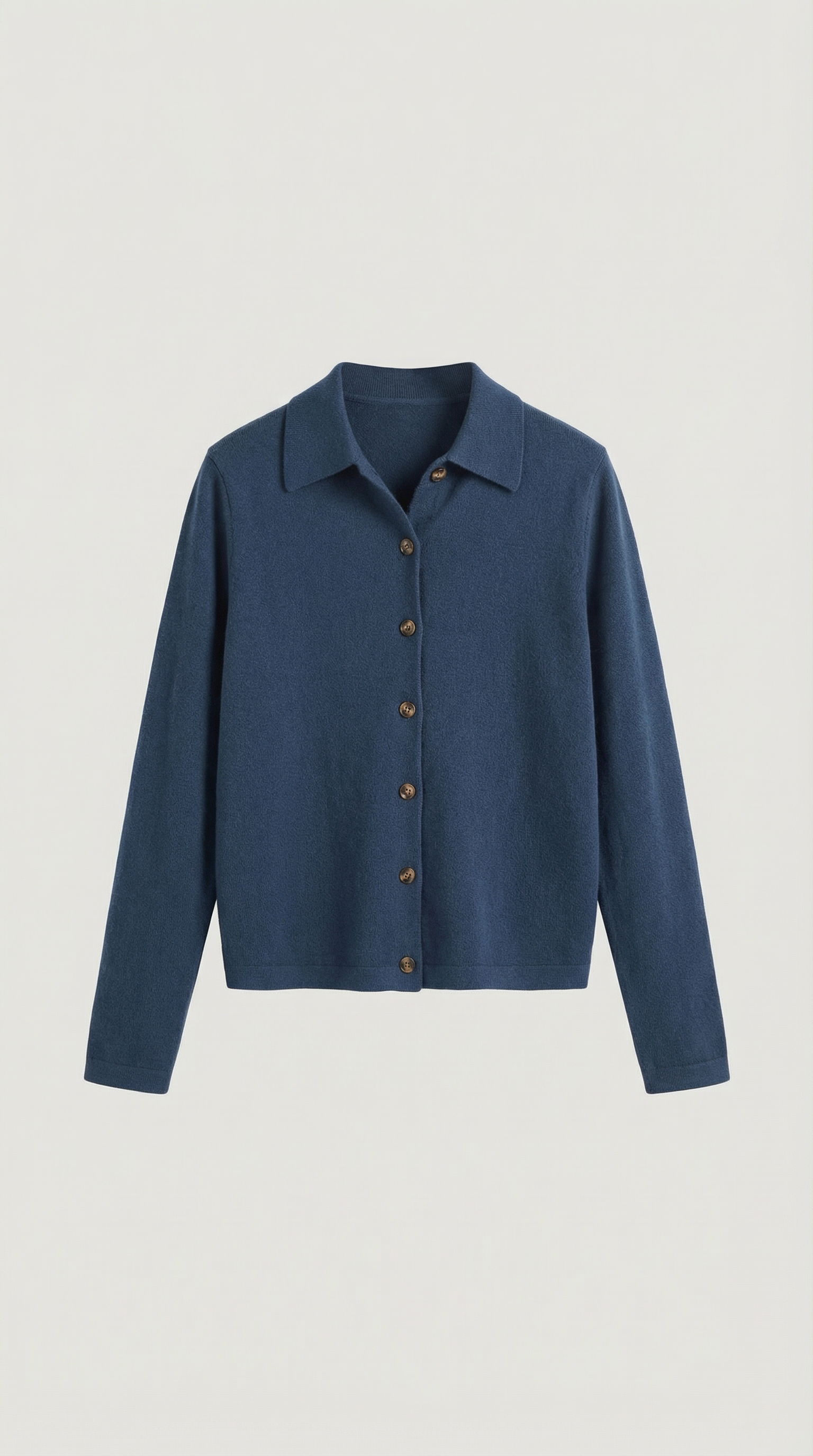 Cardigan Top With Collar-sweaters > cardigan-Laventaire-Laventaire