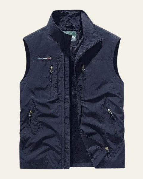 Cargo Travel Vest-vest > cargo vest-Laventaire-Navy Blue-M-Laventaire