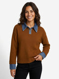 Casual 2 In 1 Sweater-tops > sweaters-Laventaire-Laventaire