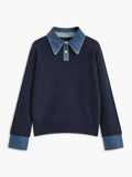 Casual 2 In 1 Sweater-tops > sweaters-Laventaire-Laventaire