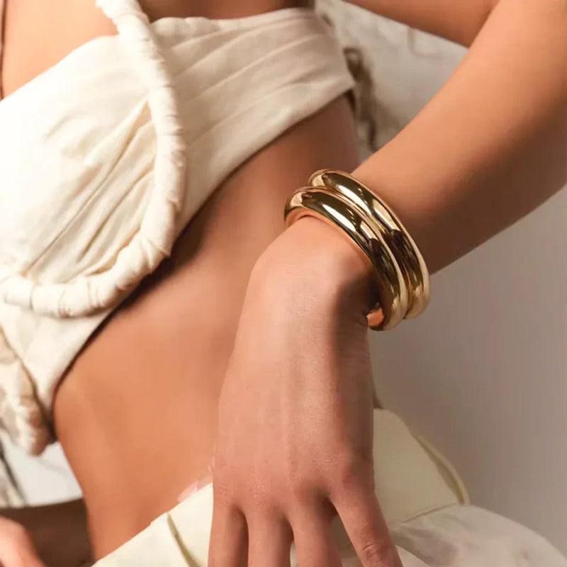 Casual Bangle Bracelet-jewelry > bracelets > bangle bracelets-Laventaire-Laventaire