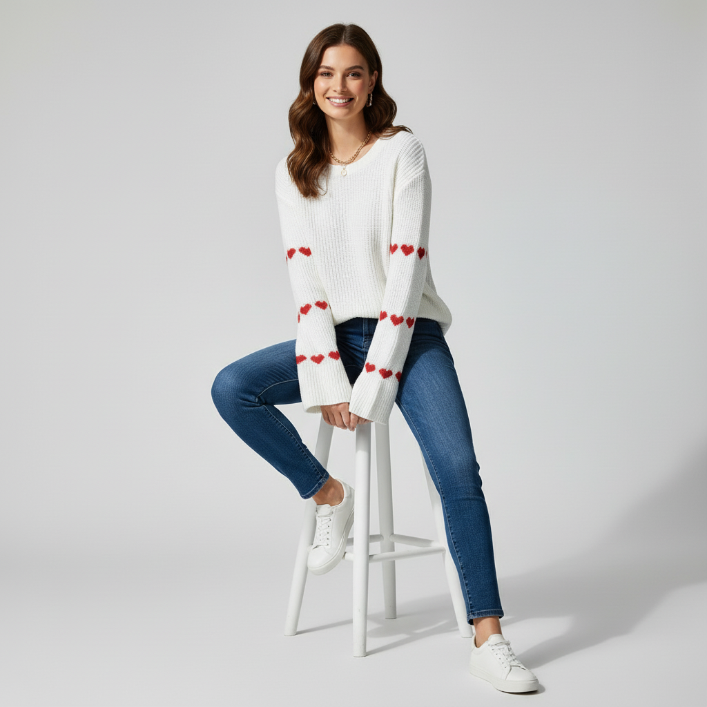 Casual Bell Sleeve Sweater-sweaters > bell sleeve sweater-Laventaire-Laventaire