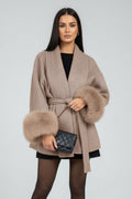 Casual Belted Coat-coats > winter coats > belted winter coats-Laventaire-Laventaire