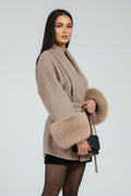 Casual Belted Coat-coats > winter coats > belted winter coats-Laventaire-Laventaire